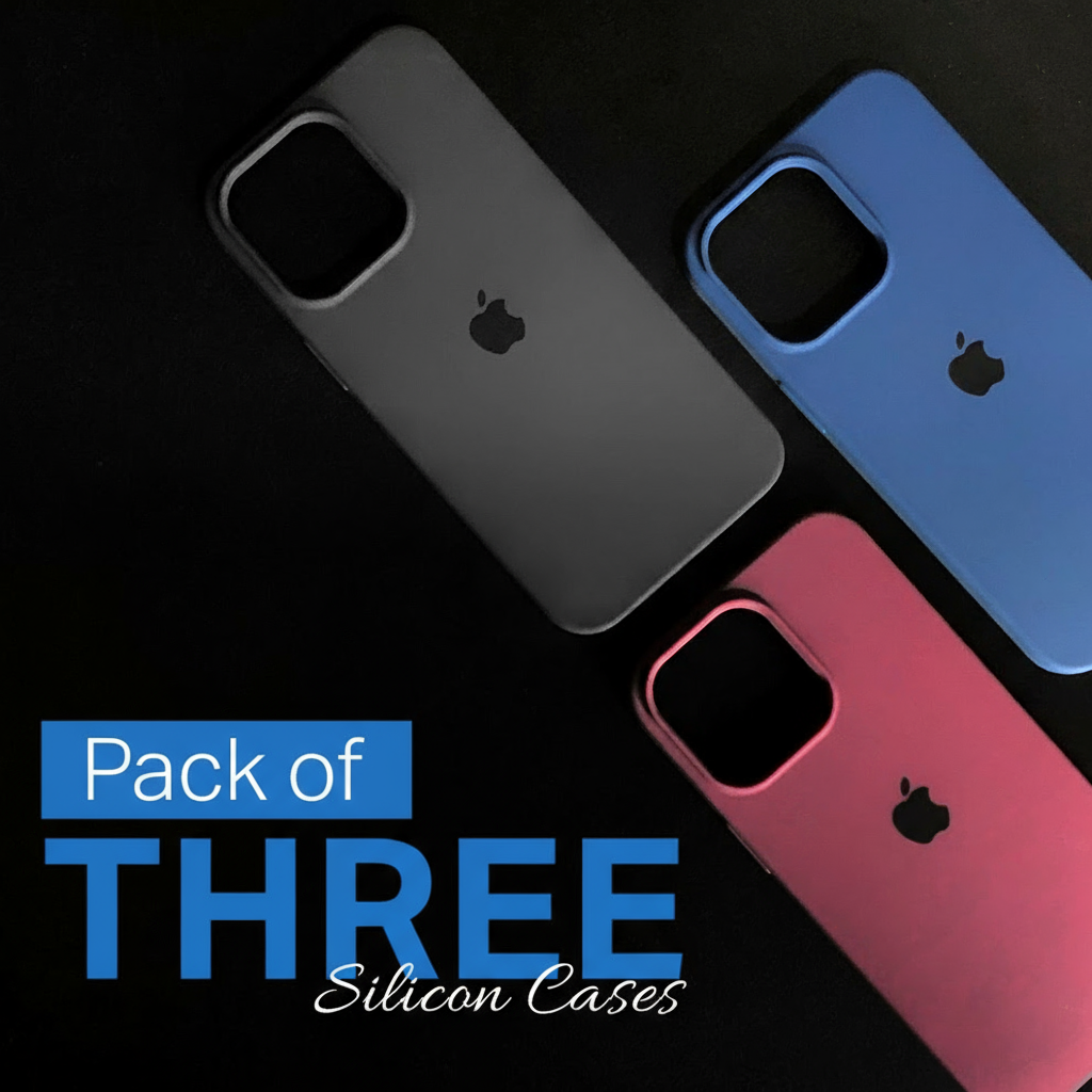 Pack of Three Silicon Cases