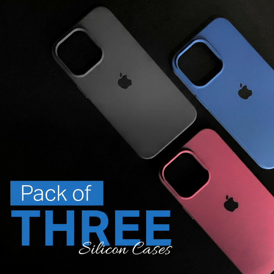 Pack of Three Silicon Cases