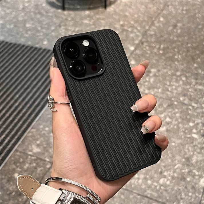 Knitted Pattern Textured Premium Case