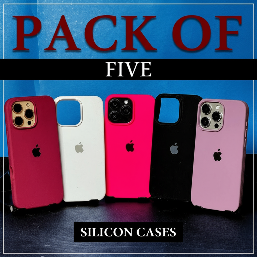 Pack of Five Silicon Cases