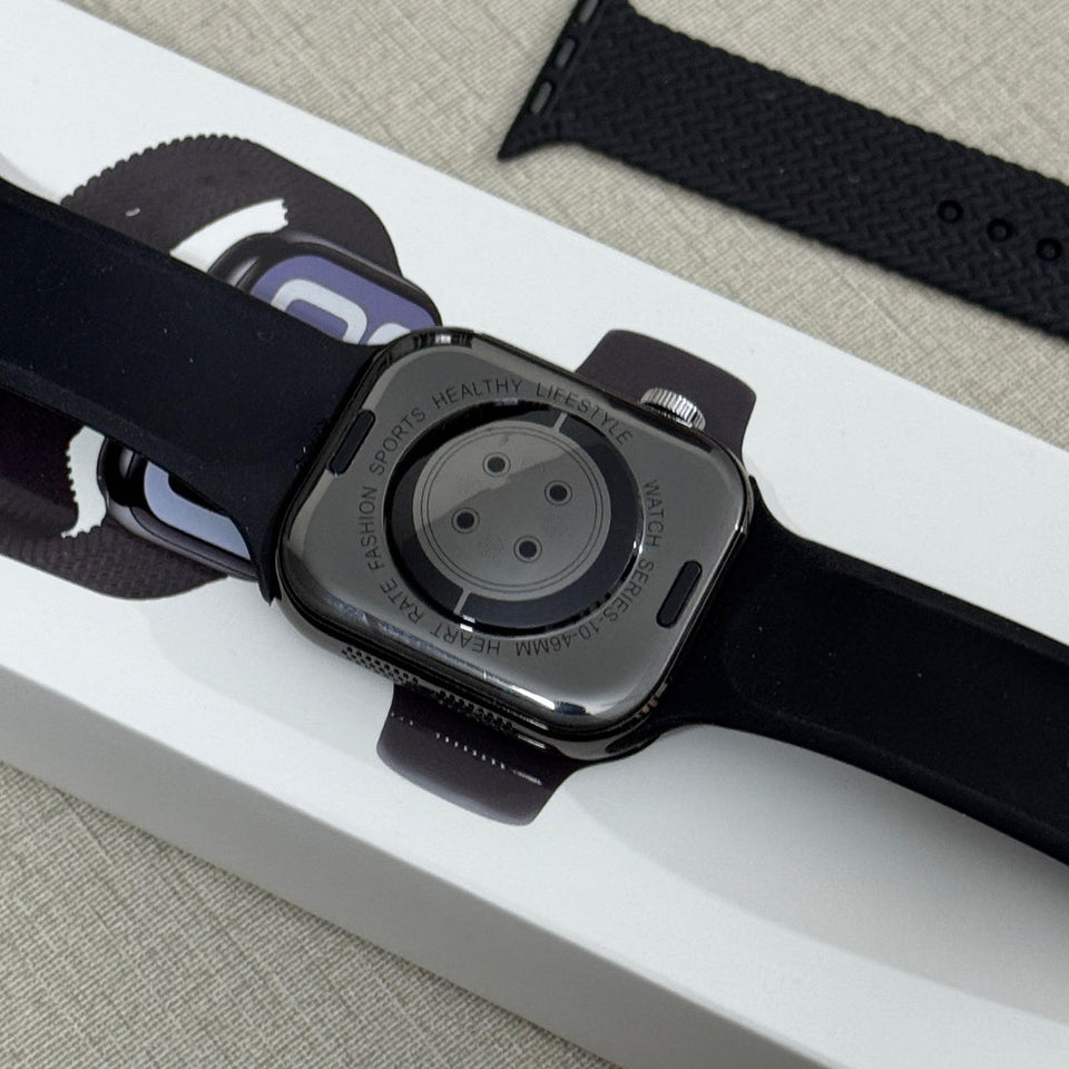 Series 10 Logo Edition Space Aluminum Smart Watch (Two Free Straps)