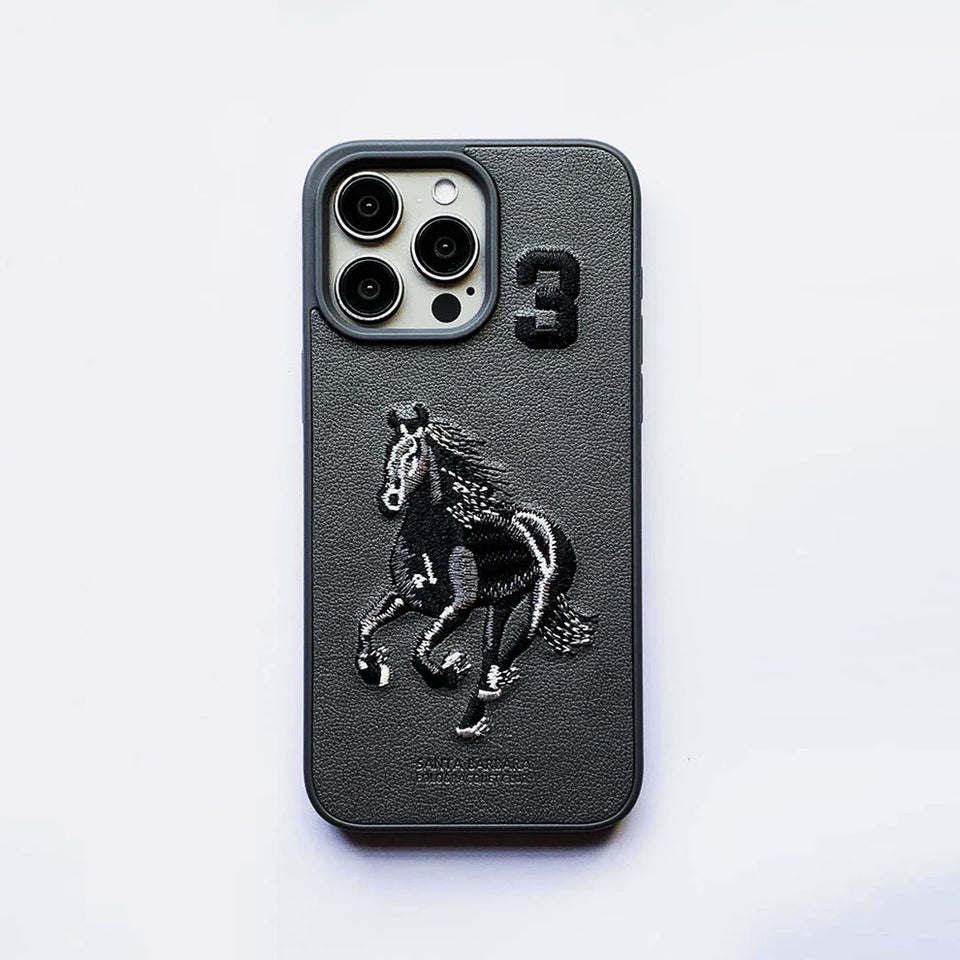 Premium 3D Embroidered Santa Barbara Polo Case