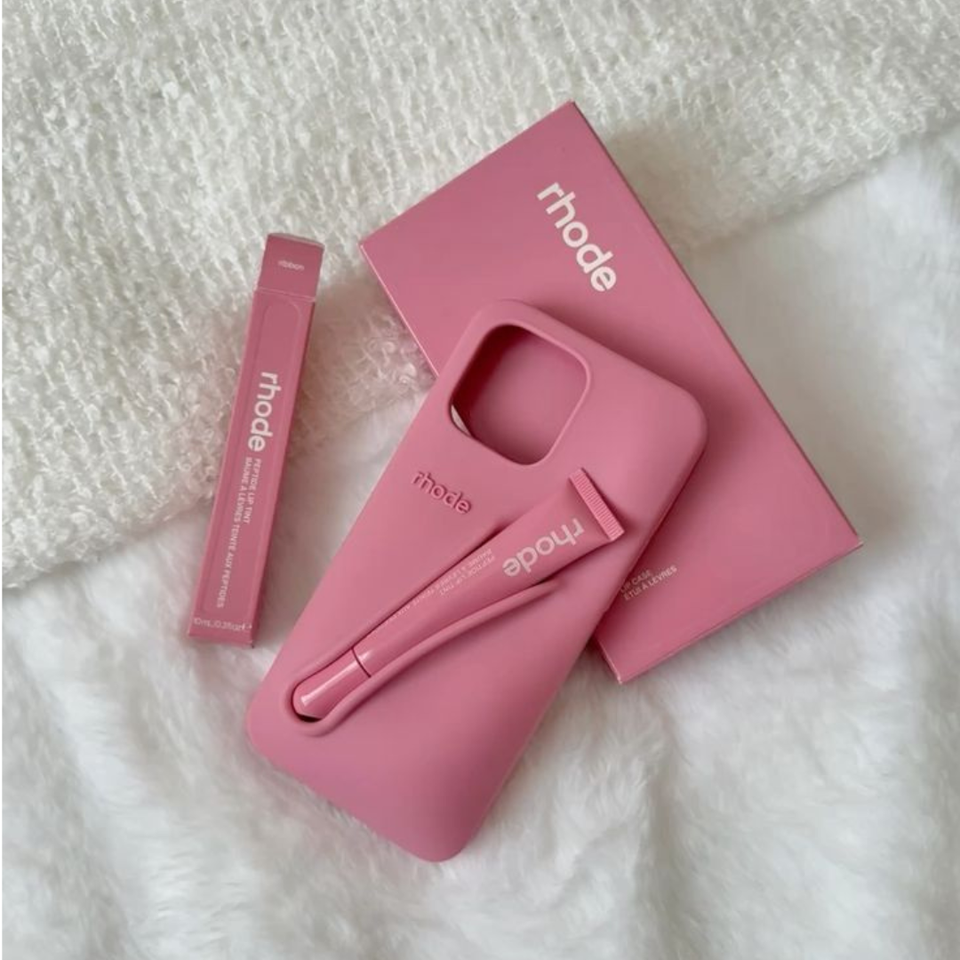 Rhode Lip SIlicone Case With Original Rhode LipGloss 💄
