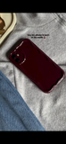 New Burgundy cherry Wavy Case