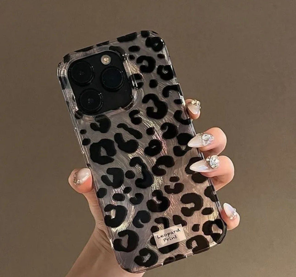 New cheetah ruby marble case