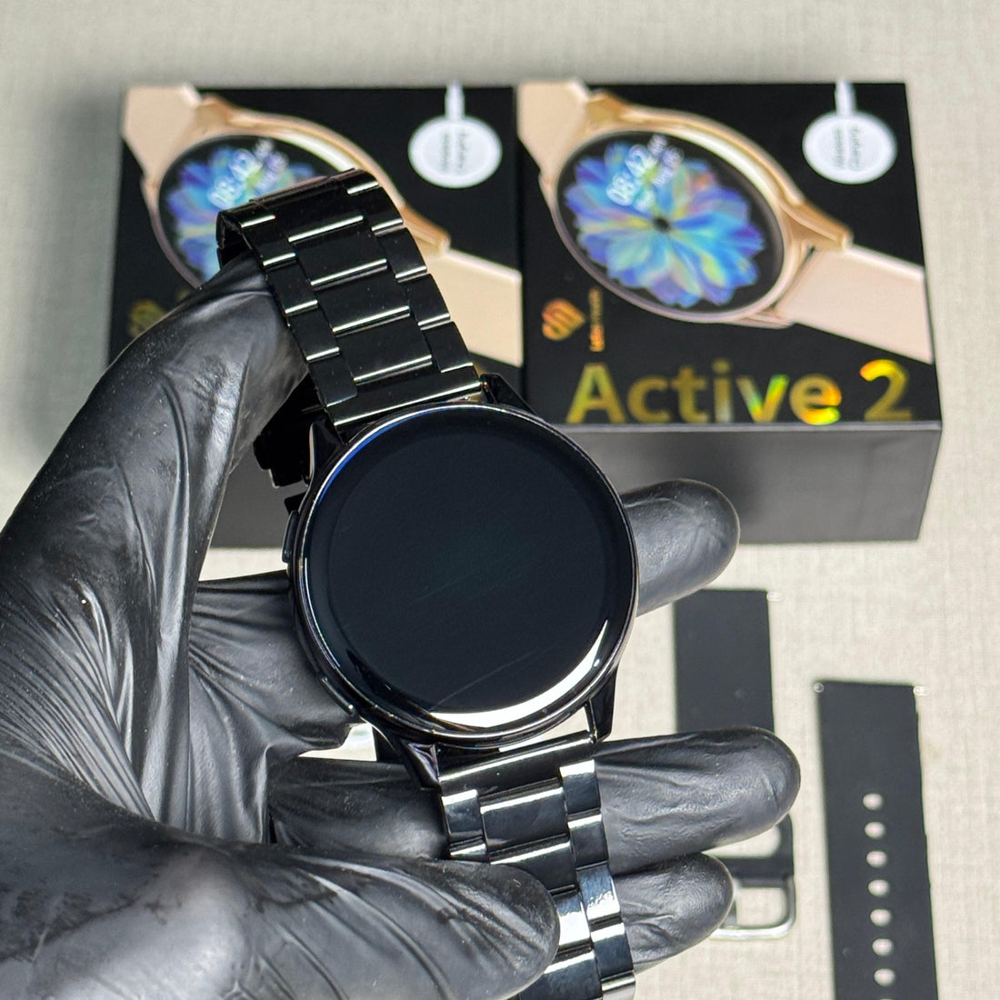 ACTIVE 2 SMART WATCH WITH 2 STRAPS (SILICON + ROLEX)