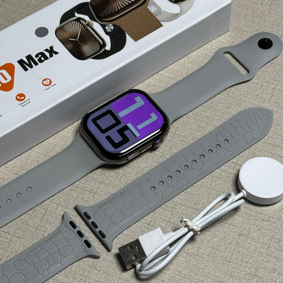 Watch 10 Max - Series 10 Latest Edition (Plus 2 Free Straps)