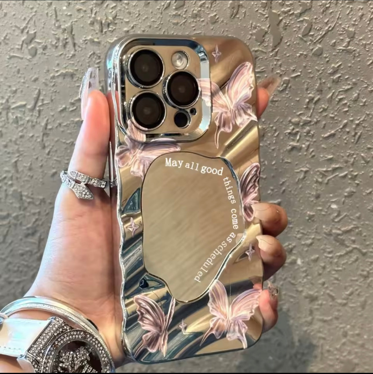 Butterfly Mirror Premium Case for iPhone