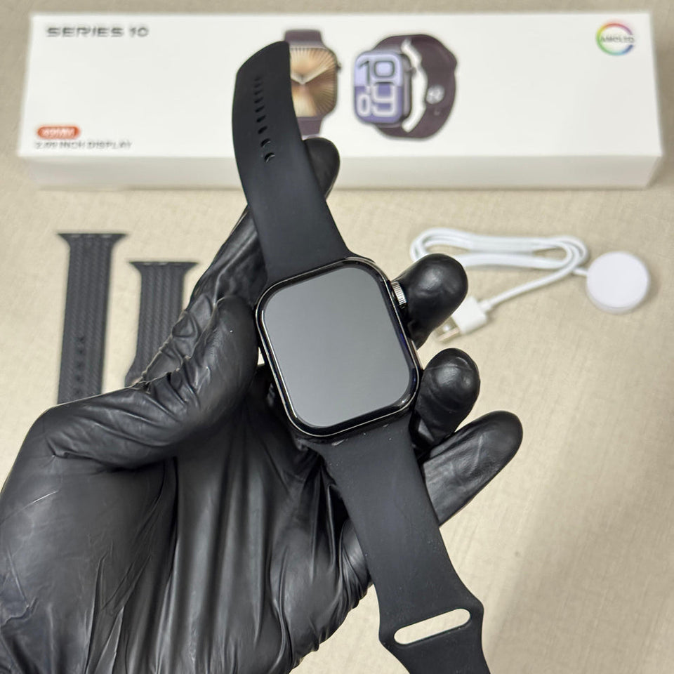 Series 10 Logo Edition Space Aluminum Smart Watch (Two Free Straps)