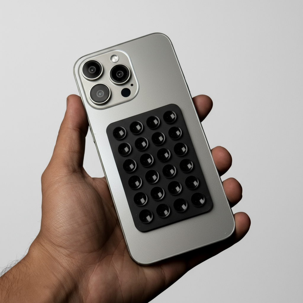 Sticky Silicone Suction Phone Case Mount