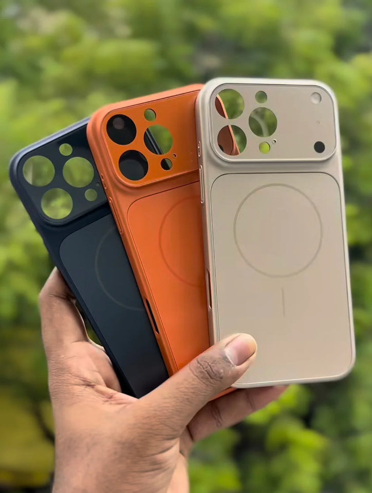 New 17 Pro Max Convertor Glass Case 😍🧡