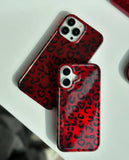 New cheetah ruby marble case