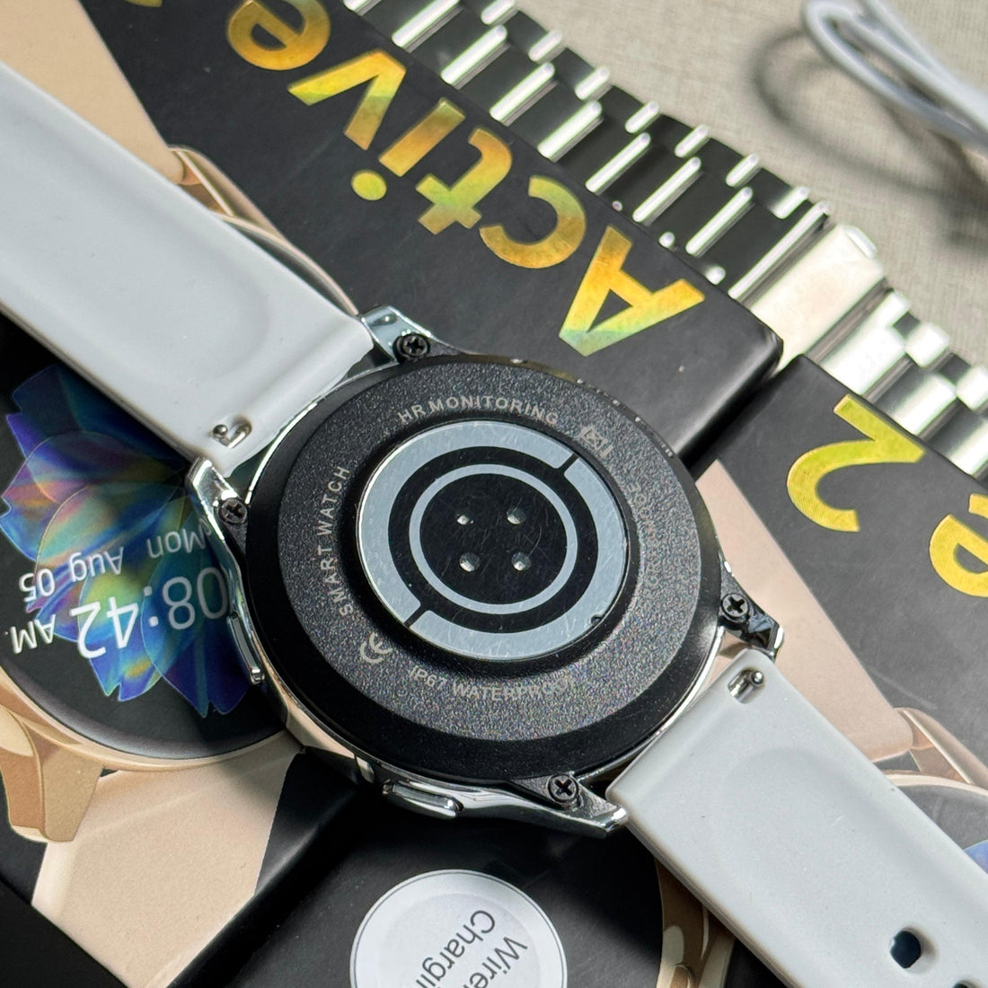 ACTIVE 2 SMART WATCH WITH 2 STRAPS (SILICON + ROLEX)