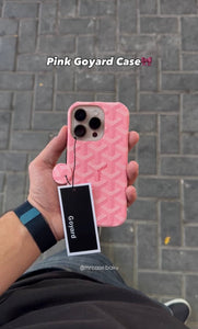 Goyard Leather-Feel Fabric Case