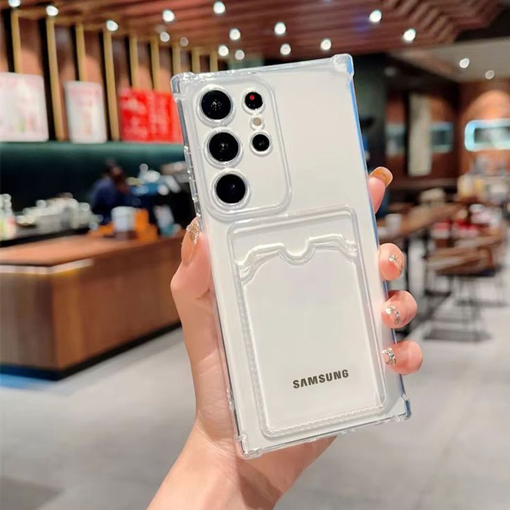 Clear Wallet Hybrid Back Case