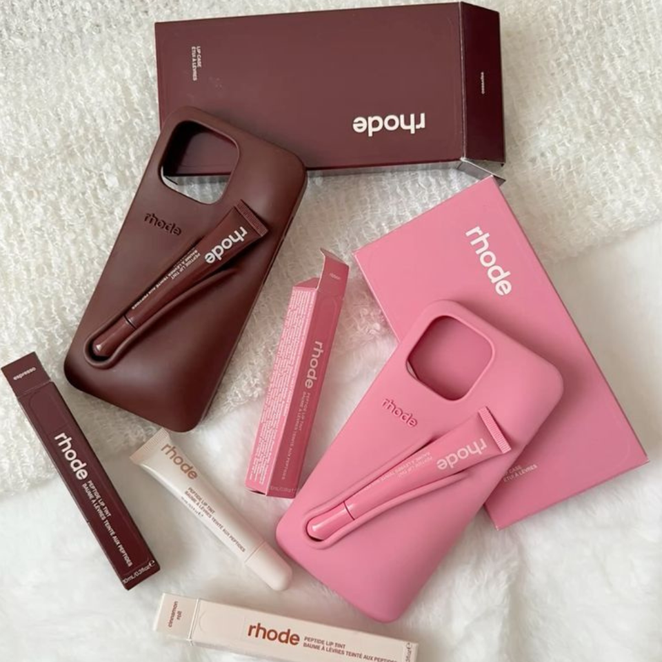 Rhode Lip SIlicone Case With Original Rhode LipGloss 💄
