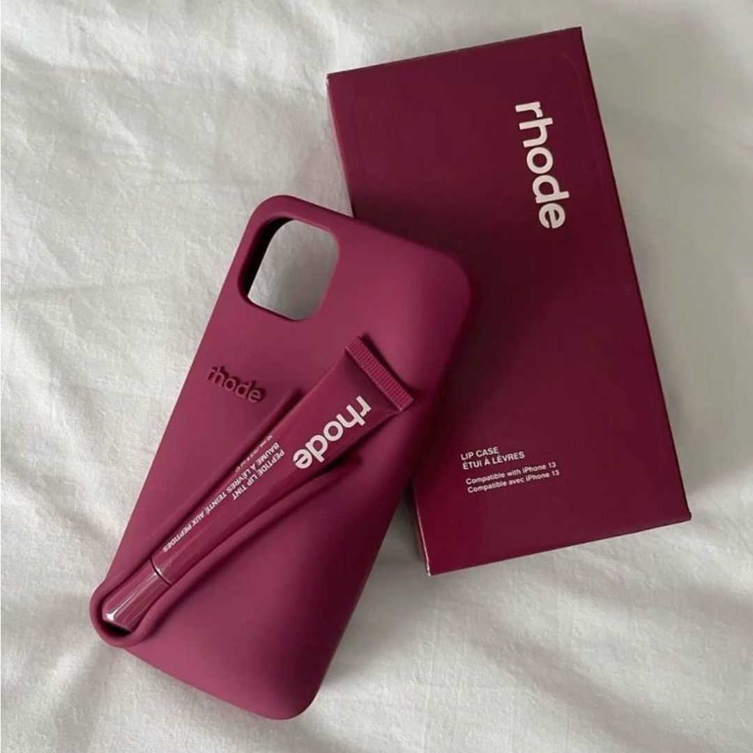 Rhode Lip SIlicone Case With Original Rhode LipGloss 💄