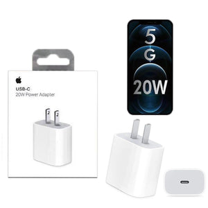 2Pin 20w fast charging adapter (cable not included)