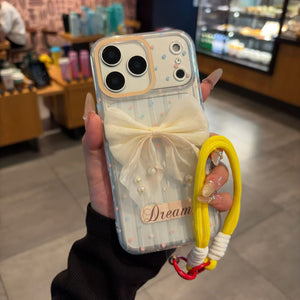 Bouquet bow pearl case