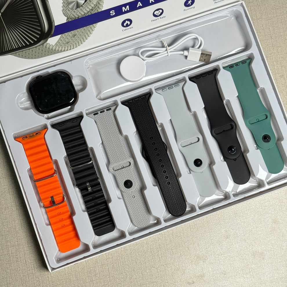 7 in 1 Series 10 Smart Watch (7 straps)