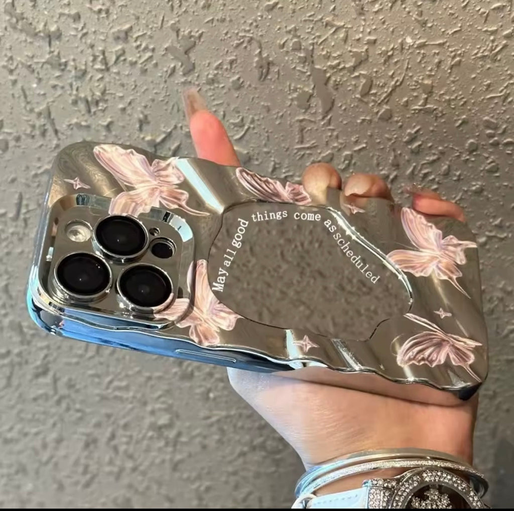 Butterfly Mirror Premium Case for iPhone