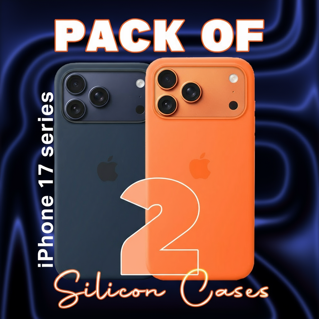 Pack of Two Silicon Cases (iPhone 17 series)